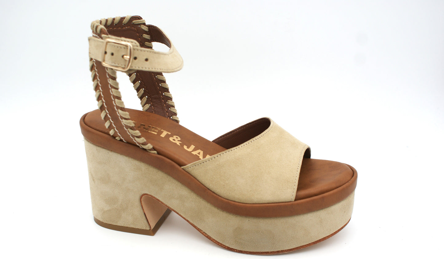 JANET&JANET Sandalo Claire Beige