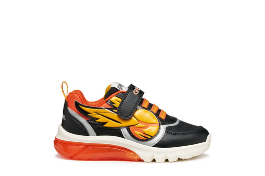 GEOX Sneakers Ciberdron Black Orange