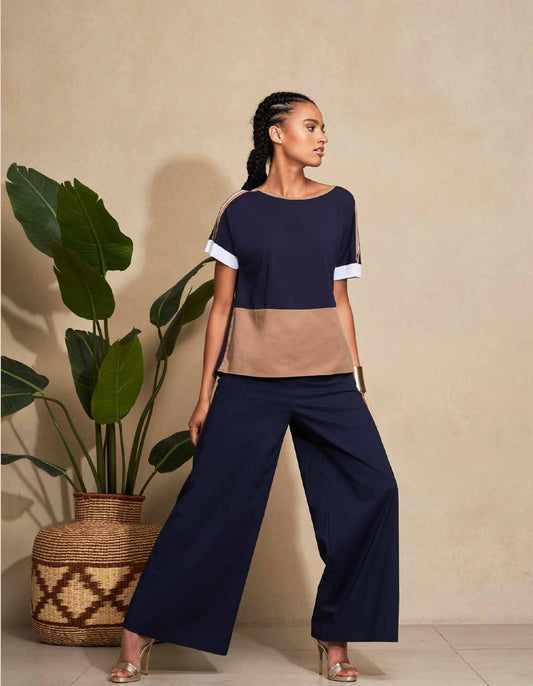 FLIRT Pantalone blu navy