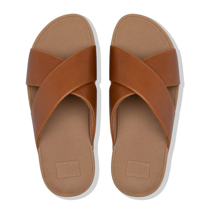 FitFlop Lulu Cross slide Light tan