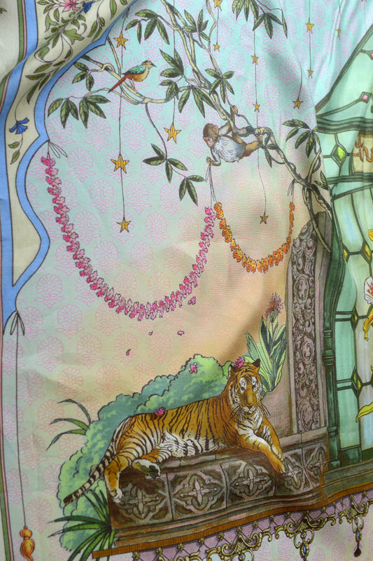 INNBAMBOO Foulard India cm.120x120