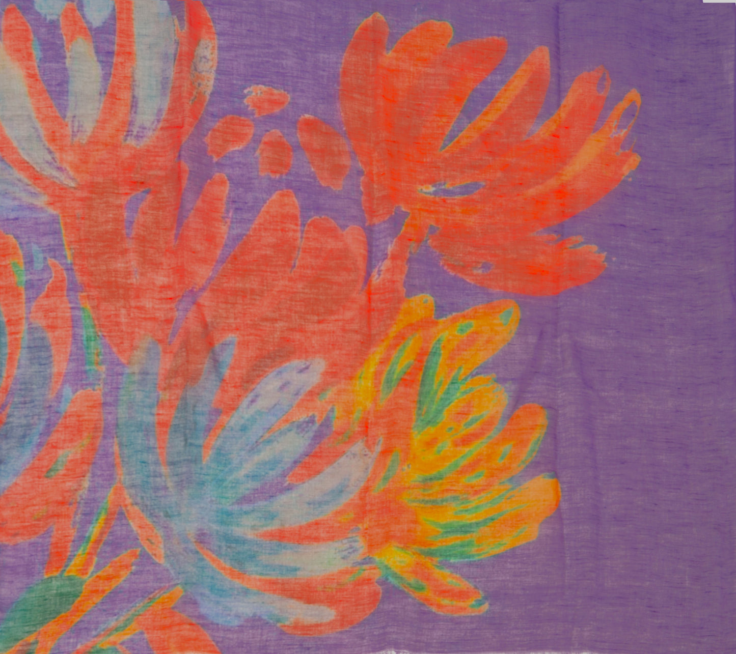 La Favola foulard Fiori dipinti cm.70x190