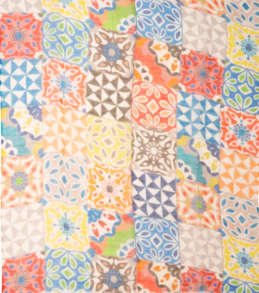 La Favola foulard Mosaico cm.70x190