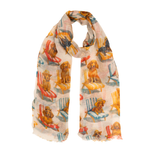 La Favola foulard Cani cm.70x190