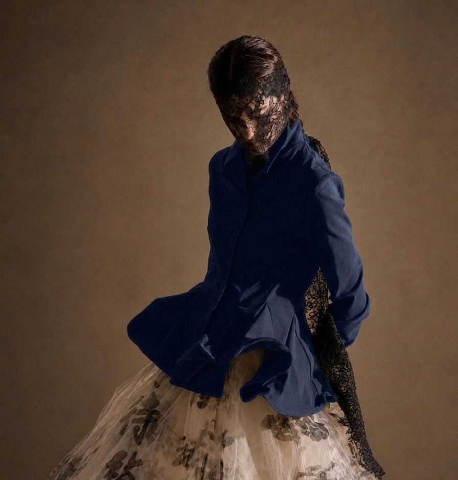TADASHI Giacca Blu c/ferretto