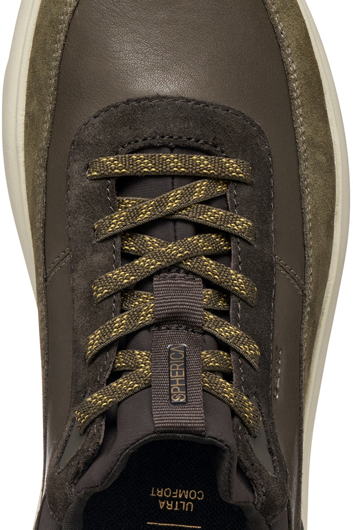 GEOX Sneakers Spherica plus Nappa scam.Militay/Coffee