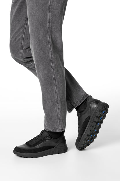 GEOX Sneakers Urban Spherica Nappa scamosc.Black