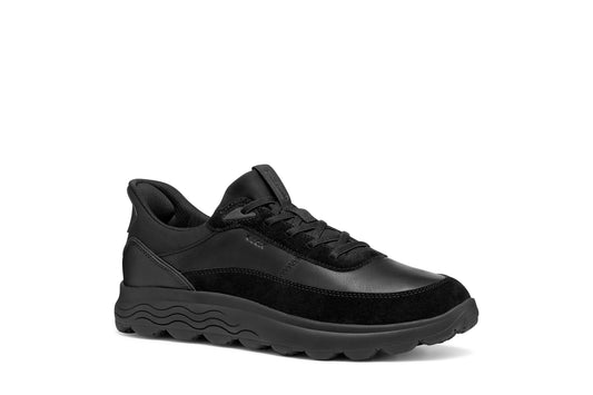 GEOX Sneakers Urban Spherica Nappa scamosc.Black