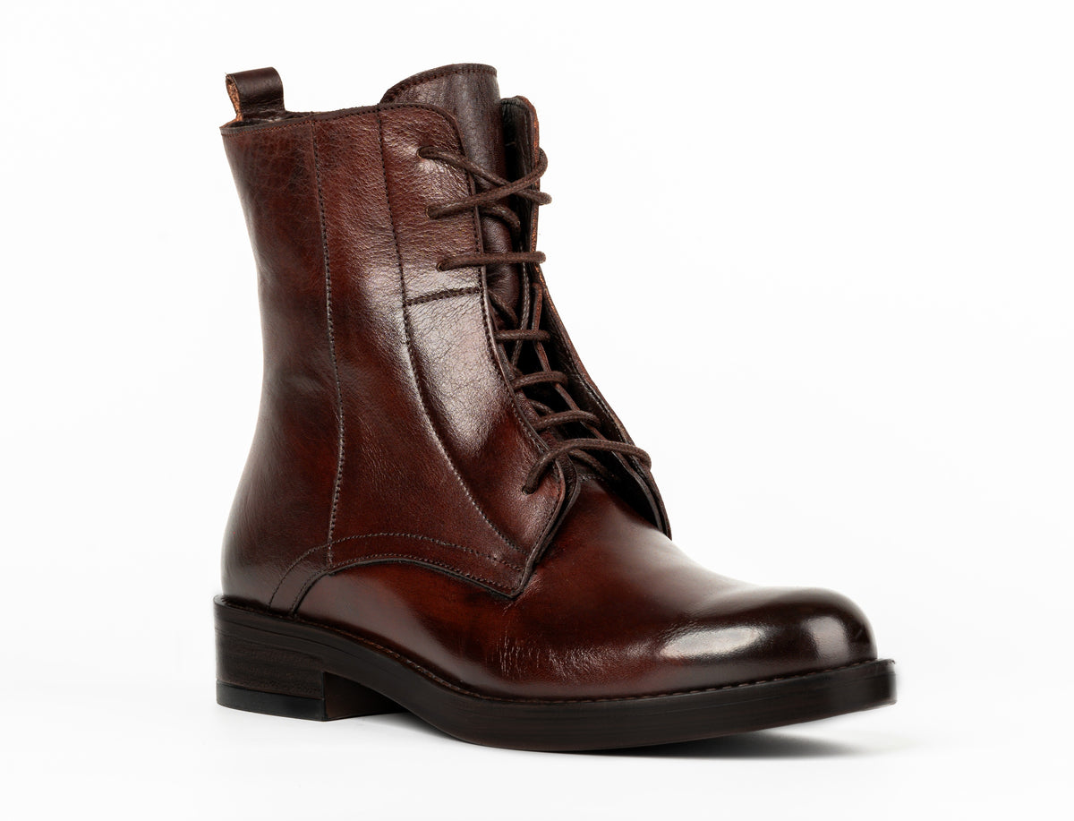 EXTON PStivaletto c/lacci soft Bordeaux