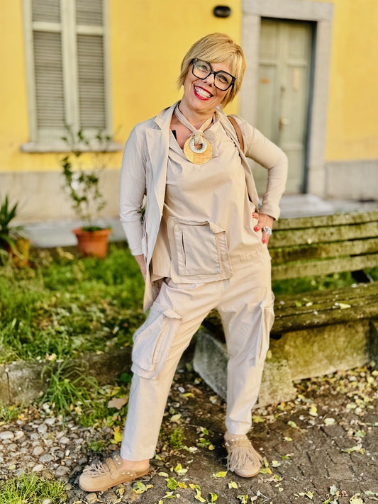 MANESERA Pantaloni tascone tactel corda