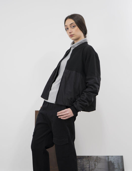 thiPo Pantalone Felpa tascone Nero