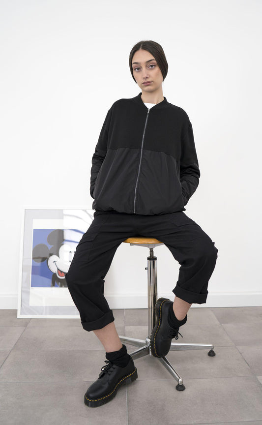 thiPo Pantalone Felpa tascone Nero