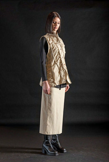 MANESERA Gilet a strisce bengalina Kasha