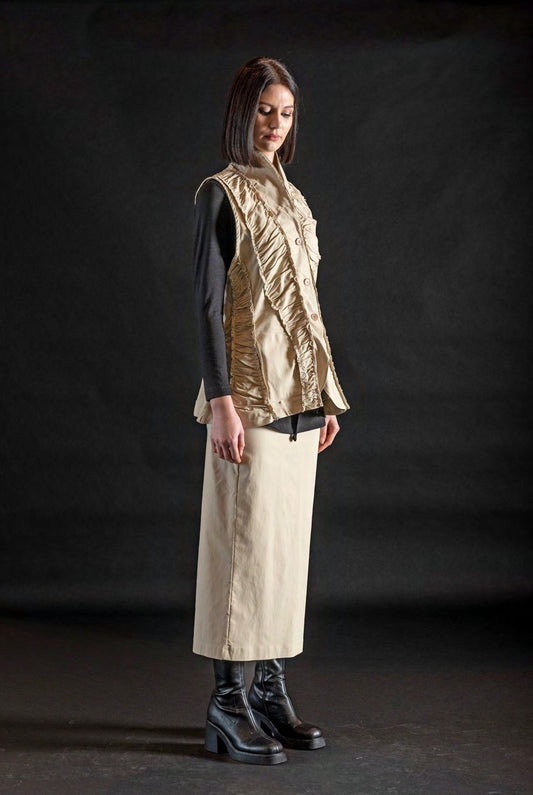 MANESERA Gilet a strisce bengalina Kasha