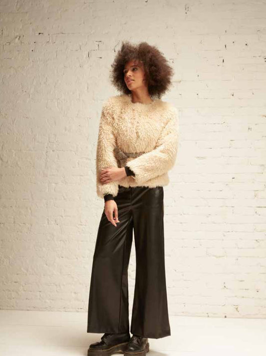 FLIRT Giacca eco pelliccia Panna