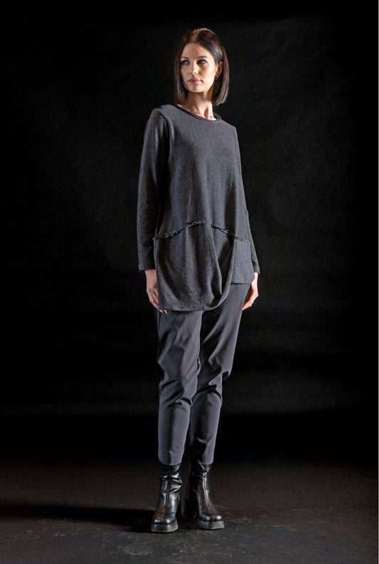 MANESERA Maglia Caldo cotone vers.Nero