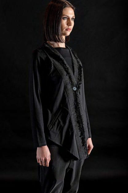 MANESERA Gilet Donnie Nero