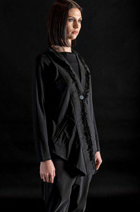 MANESERA Gilet Donnie Nero
