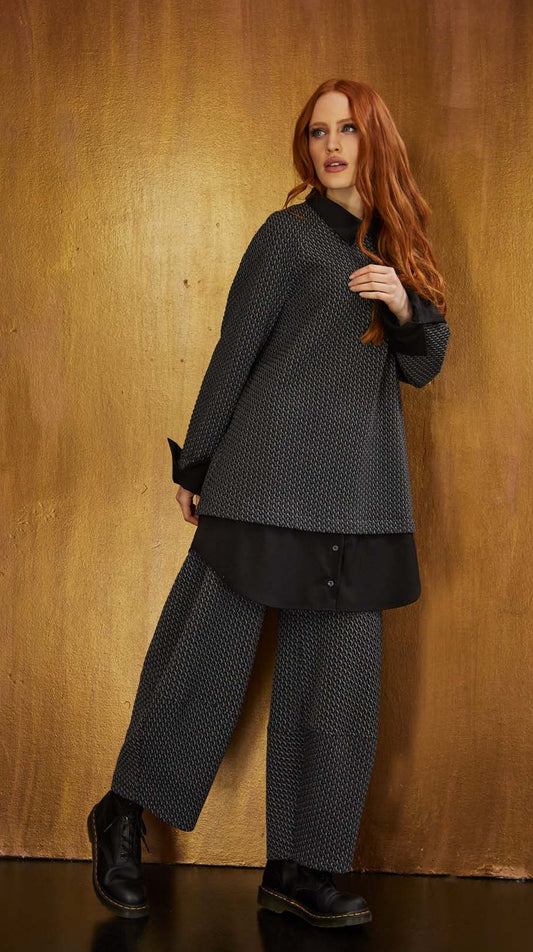 VICTORIA C Pantalone Piombo
