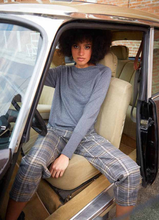 FLIRT Pantalone tessuto Check