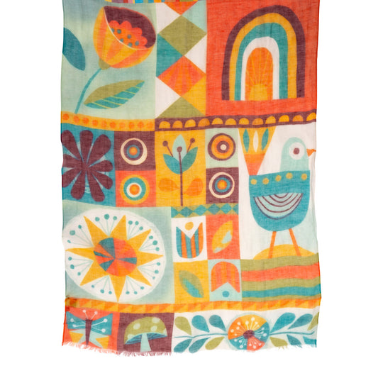 LaFavolacontinua Foulard Pulcino cm.190x70