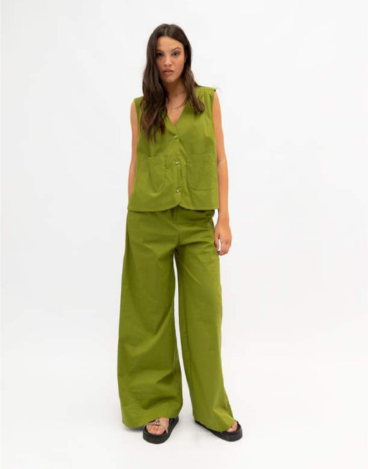 thiPo Pantalone svasato olio